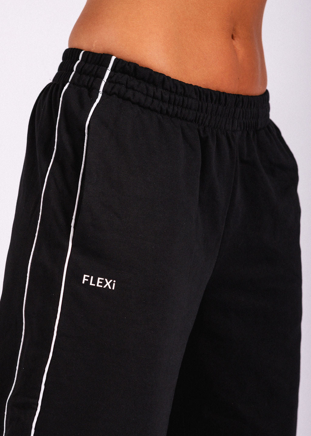 FLEXi Stripe Joggers - Limited Edition Black - FLEXi clo