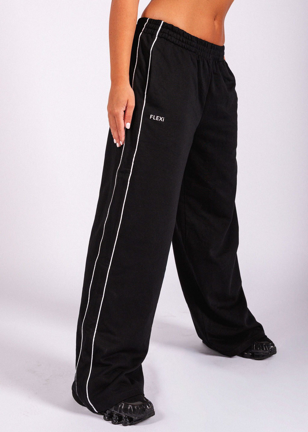 FLEXi Stripe Joggers - Limited Edition Black - FLEXi clo