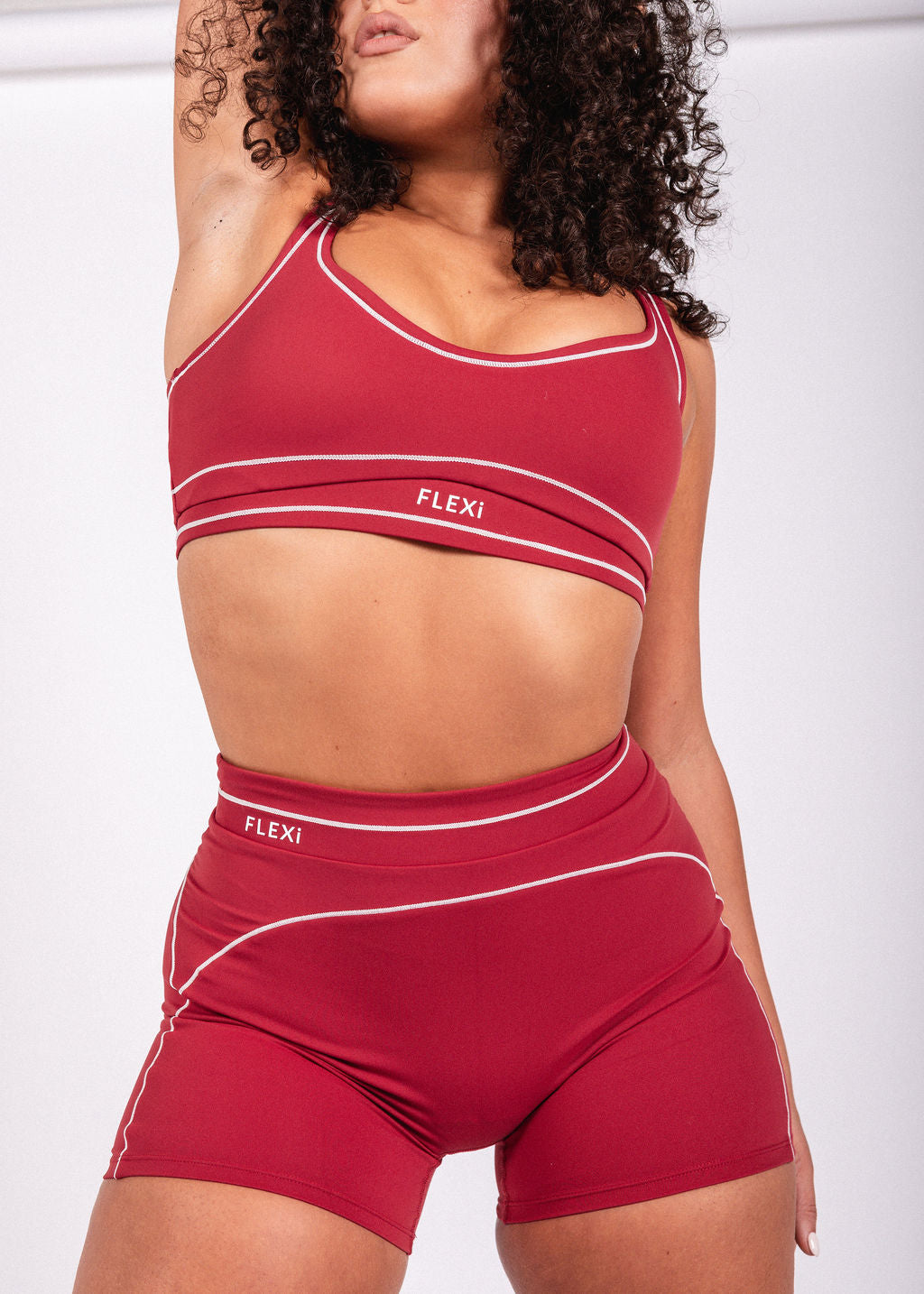 FLEXi Stripe Red Shorts - Limited Edition - FLEXi clo