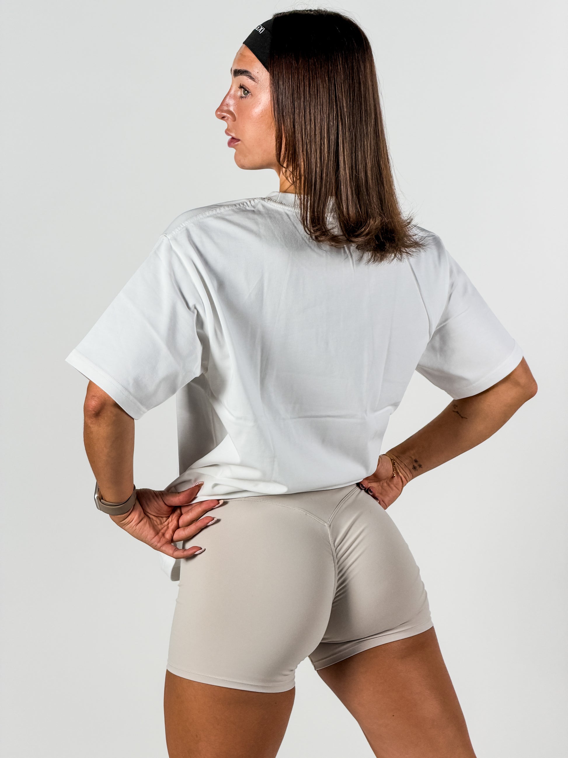 FLEXi Original White T-Shirt – Relaxed Fit, Breathable Studio Essential