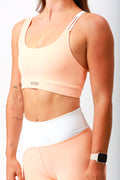 FLEXi Glow Sports Bra - Coral - FLEXi clo