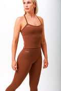 FLEXi Original Leggings - Brown - FLEXi clo