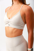 Flex & Flair - Beige Sports Bra - FLEXi clo