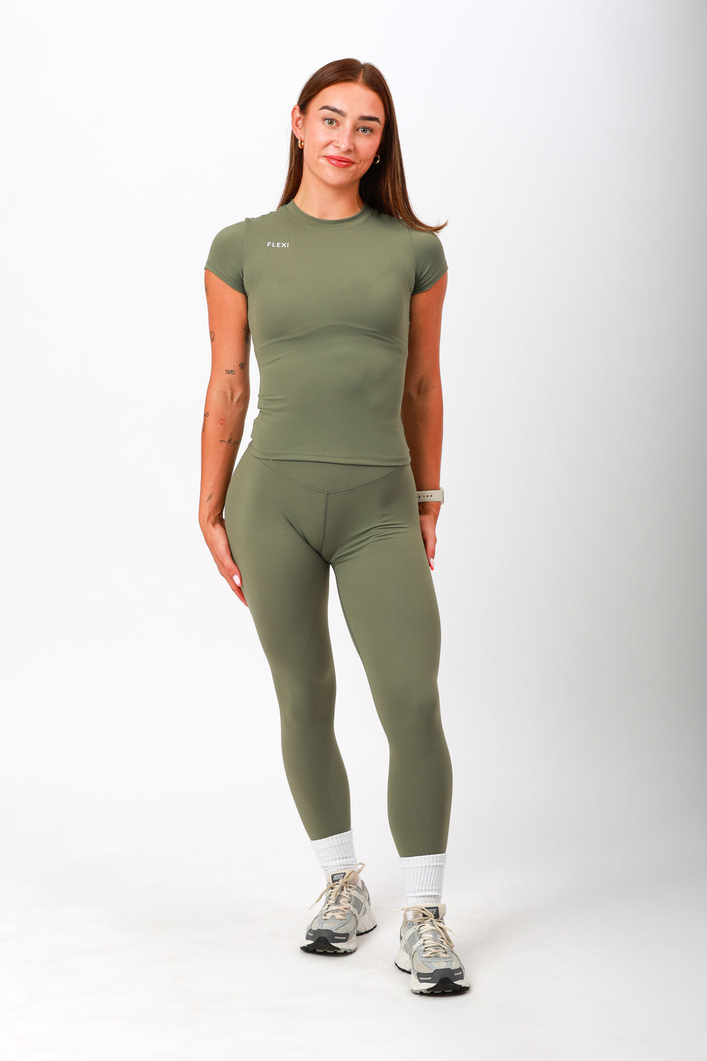 FLEXI Original Leggings - Khaki - FLEXi clo