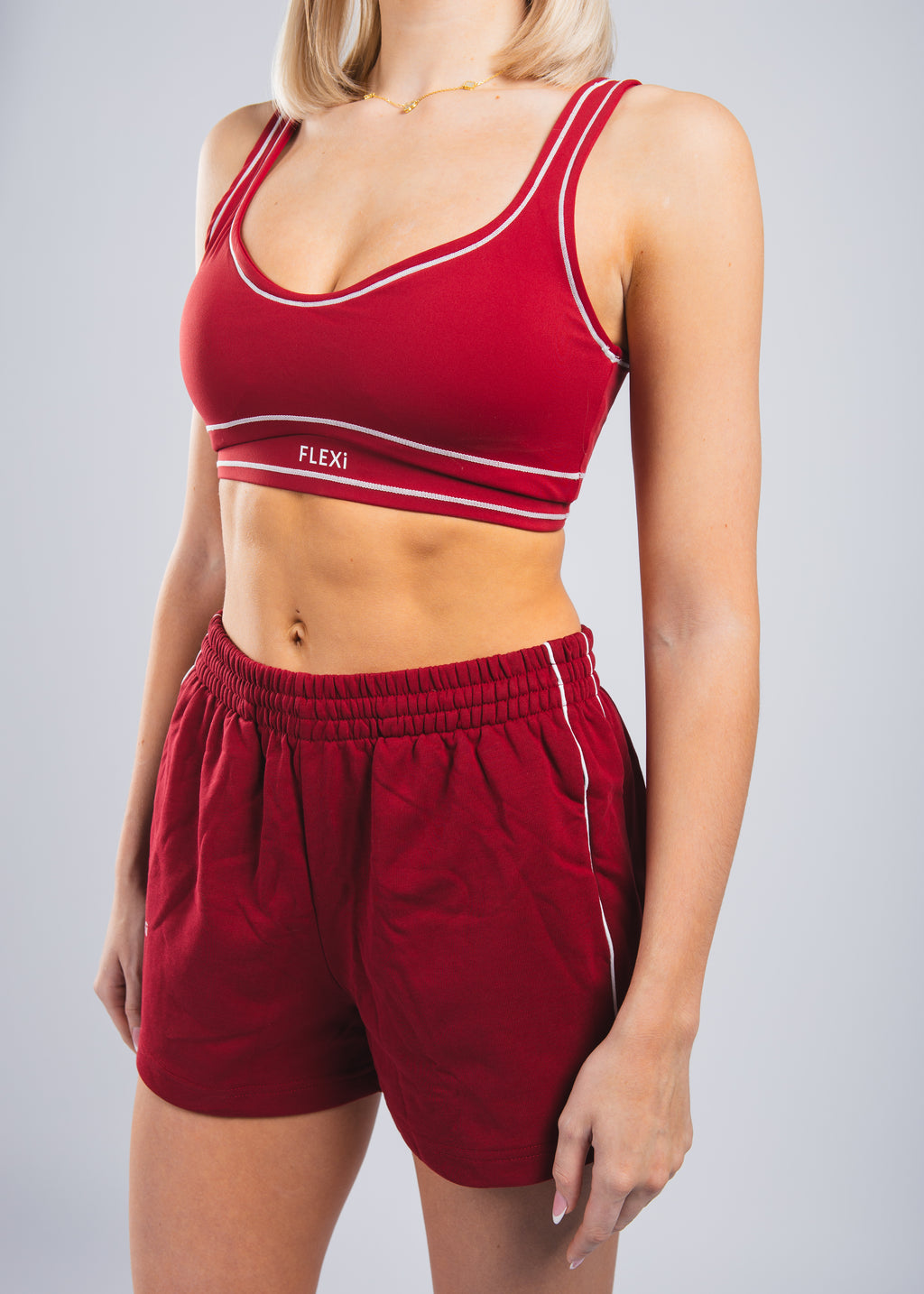 FLEXi Stripe Shorts – Limited Edition Red - FLEXi clo