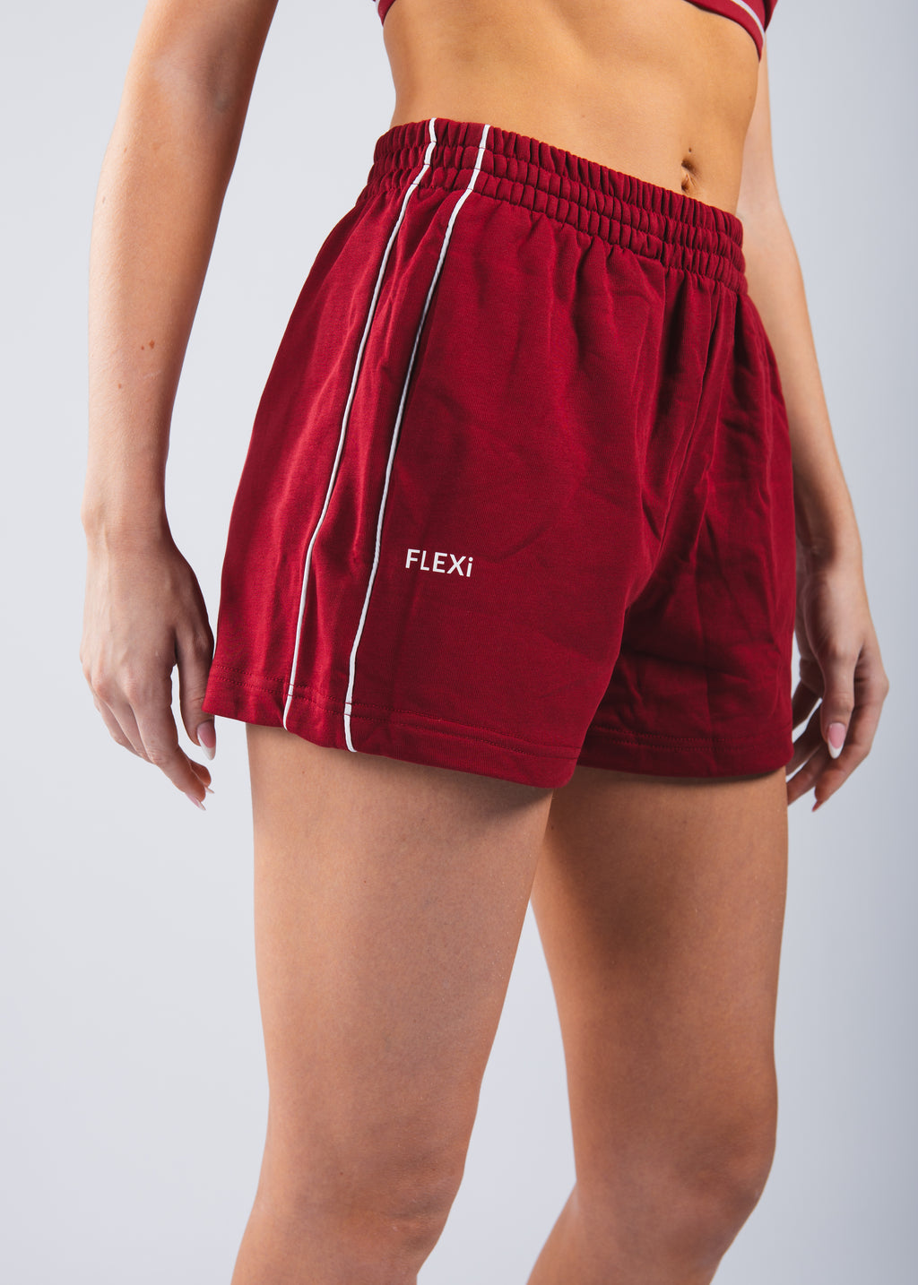 FLEXi Stripe Shorts – Limited Edition Red - FLEXi clo