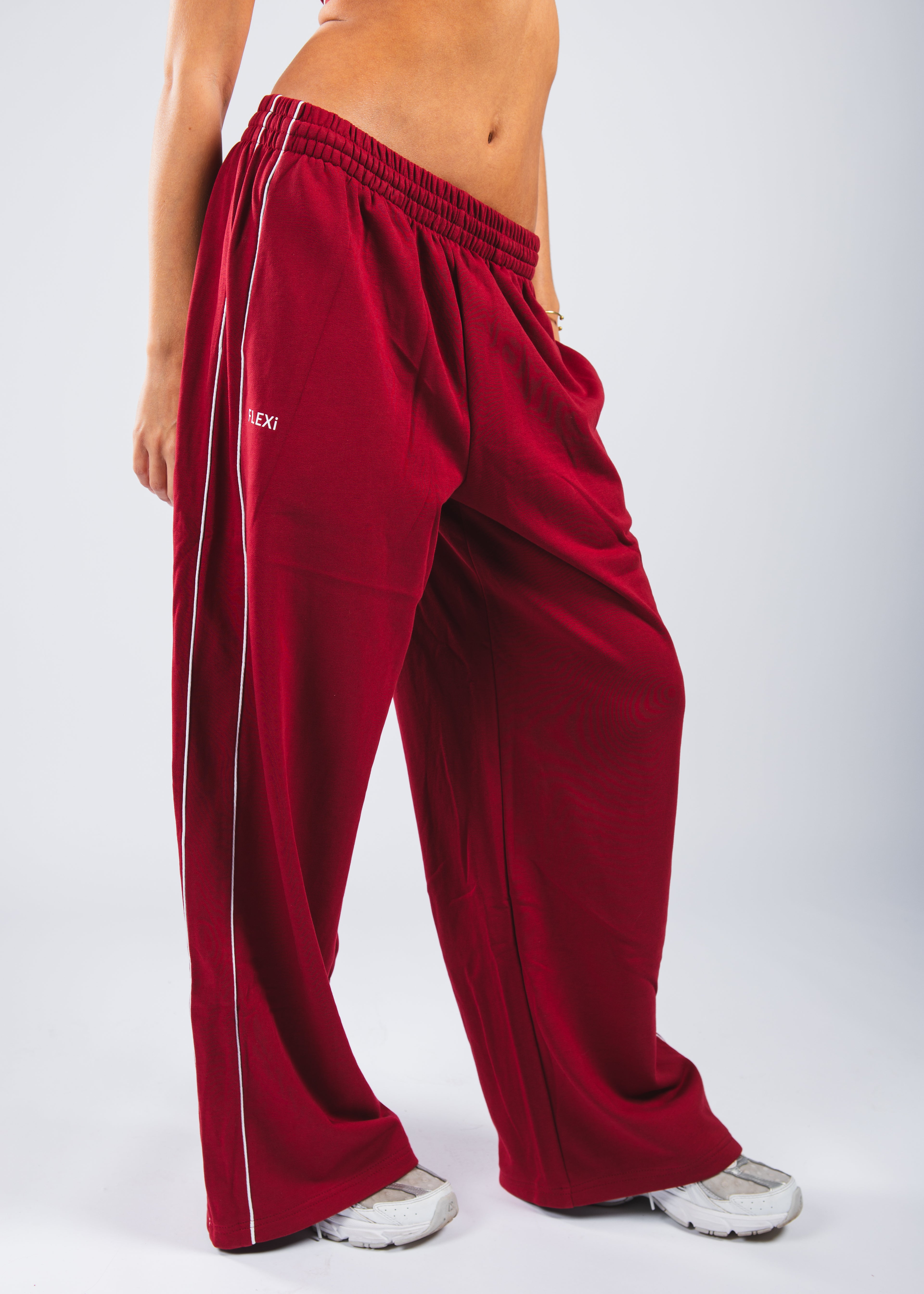FLEXi Stripe Joggers - Limited Edition Red - FLEXi clo