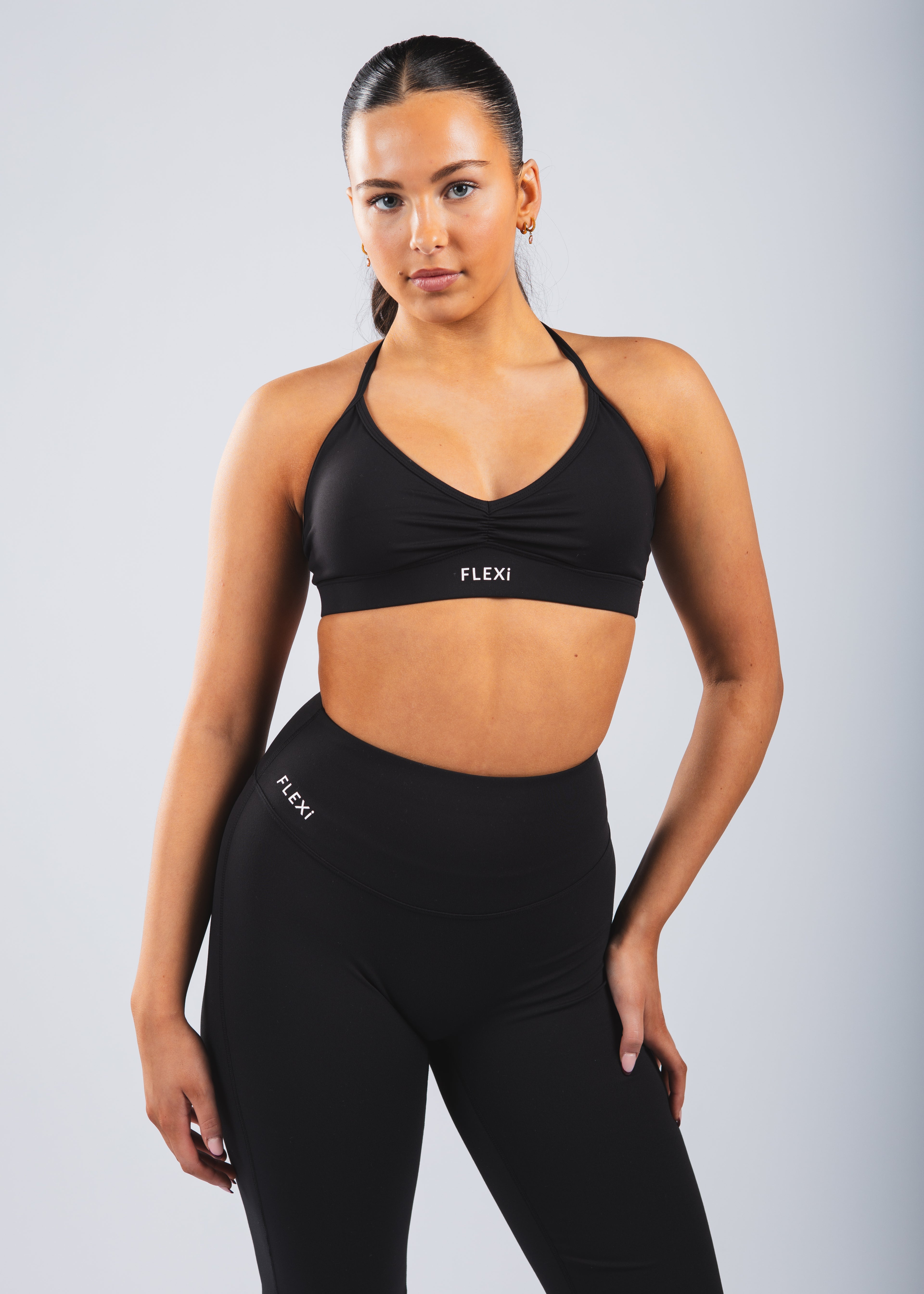 FLEXi Flex & Flair Studio Sports Bra – Black - FLEXi clo