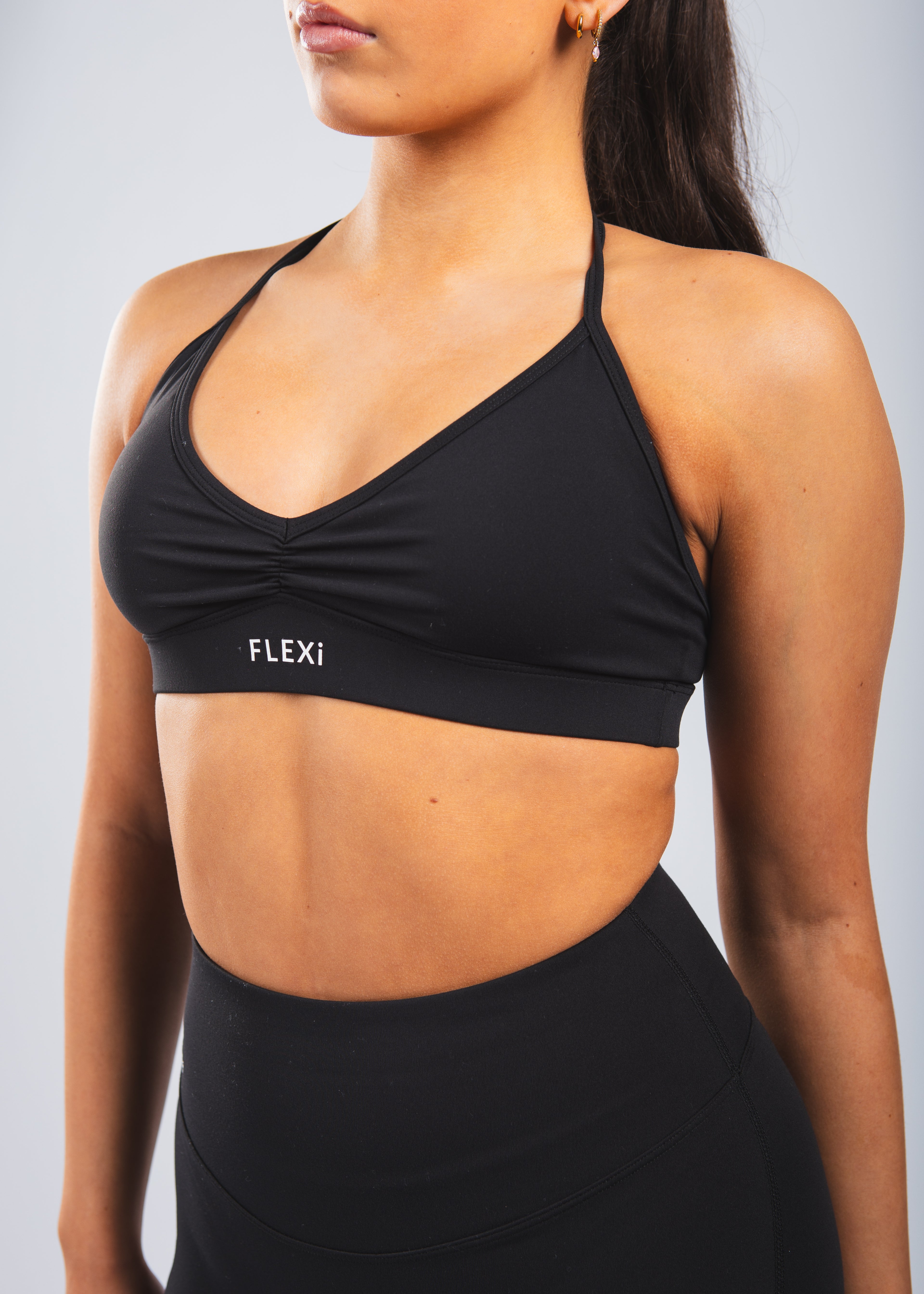 FLEXi Flex & Flair Studio Sports Bra – Black - FLEXi clo