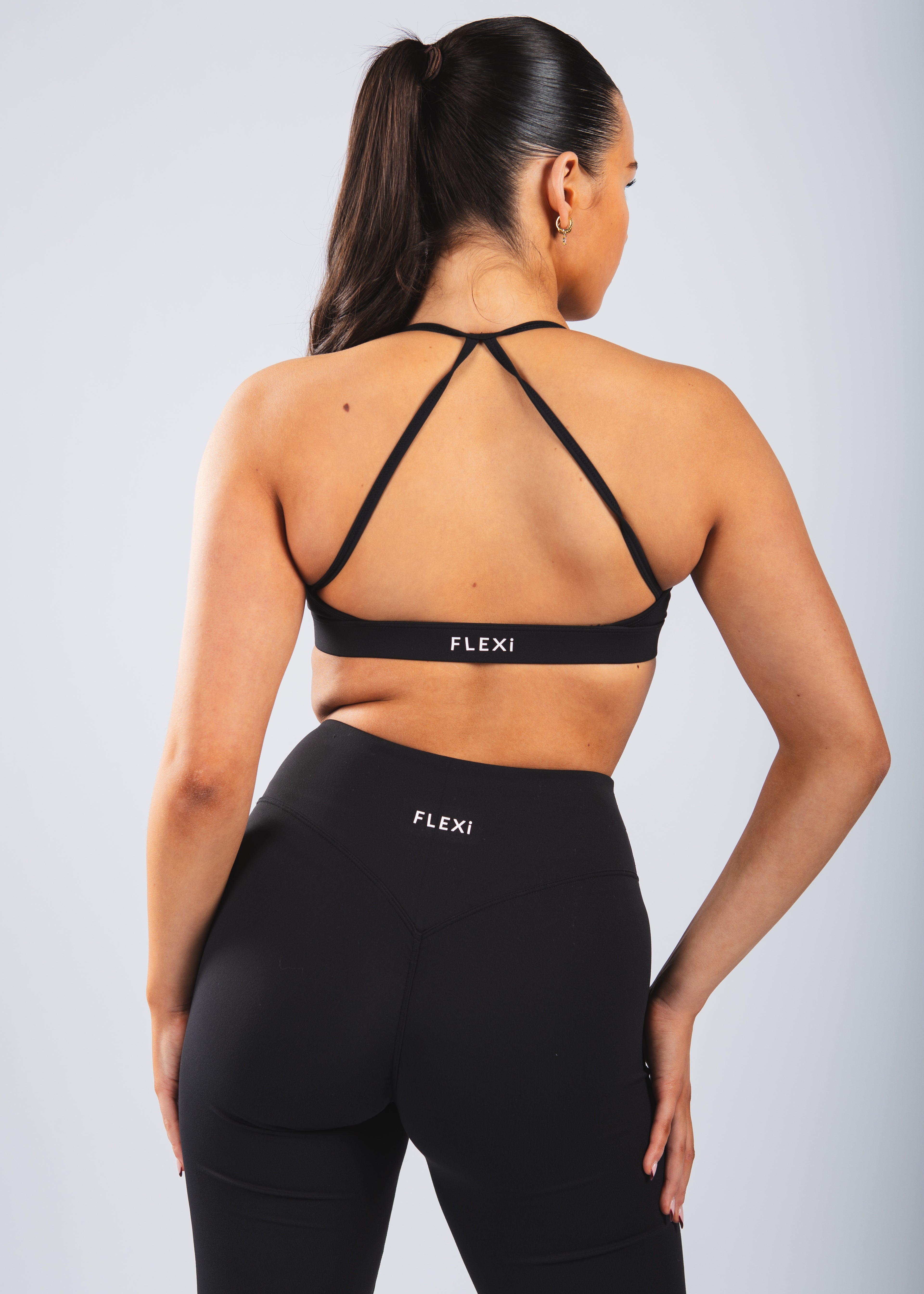 FLEXi Flex & Flair Studio Sports Bra – Black - FLEXi clo
