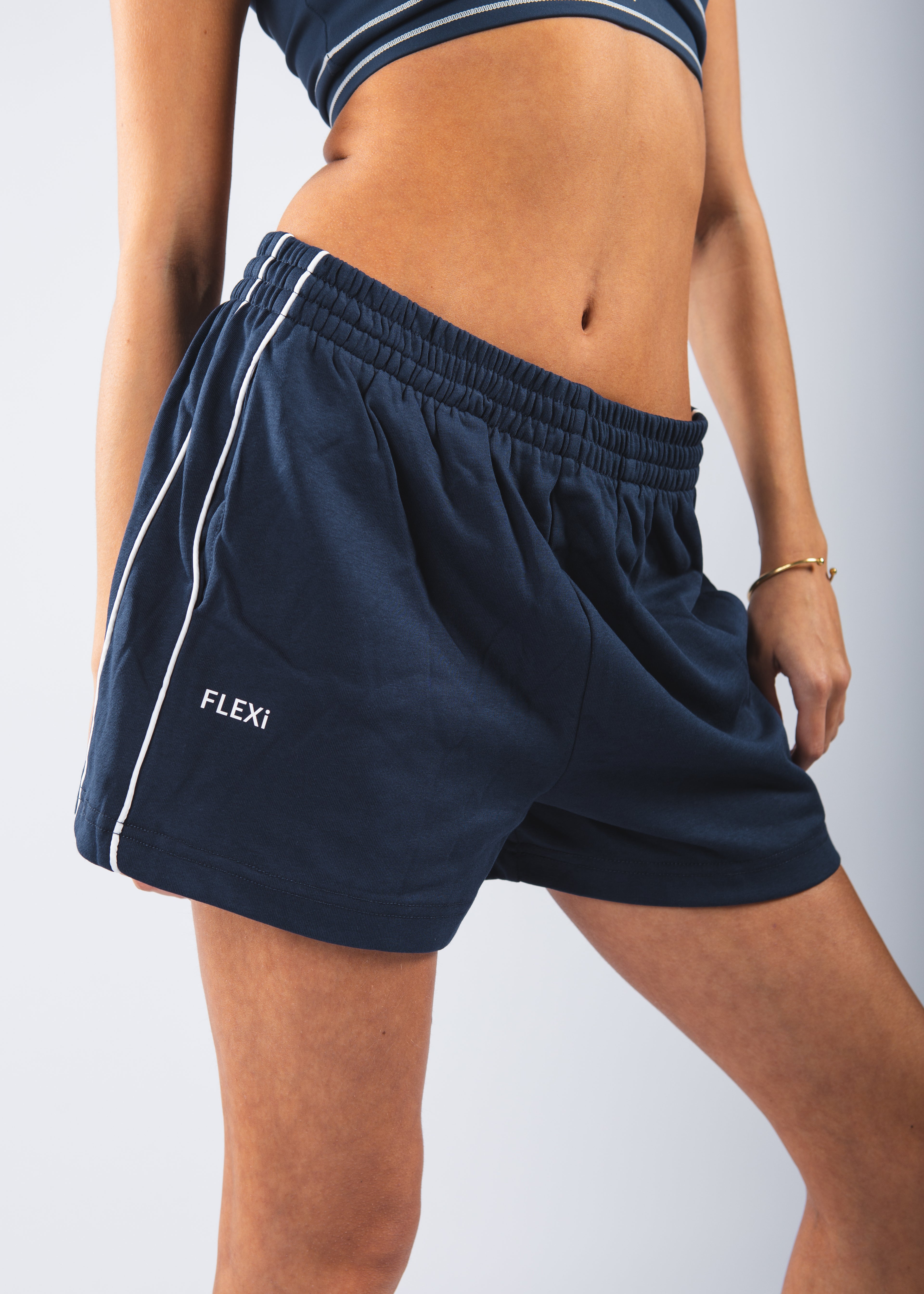 FLEXi Stripe Shorts – Limited Edition Blue - FLEXi clo