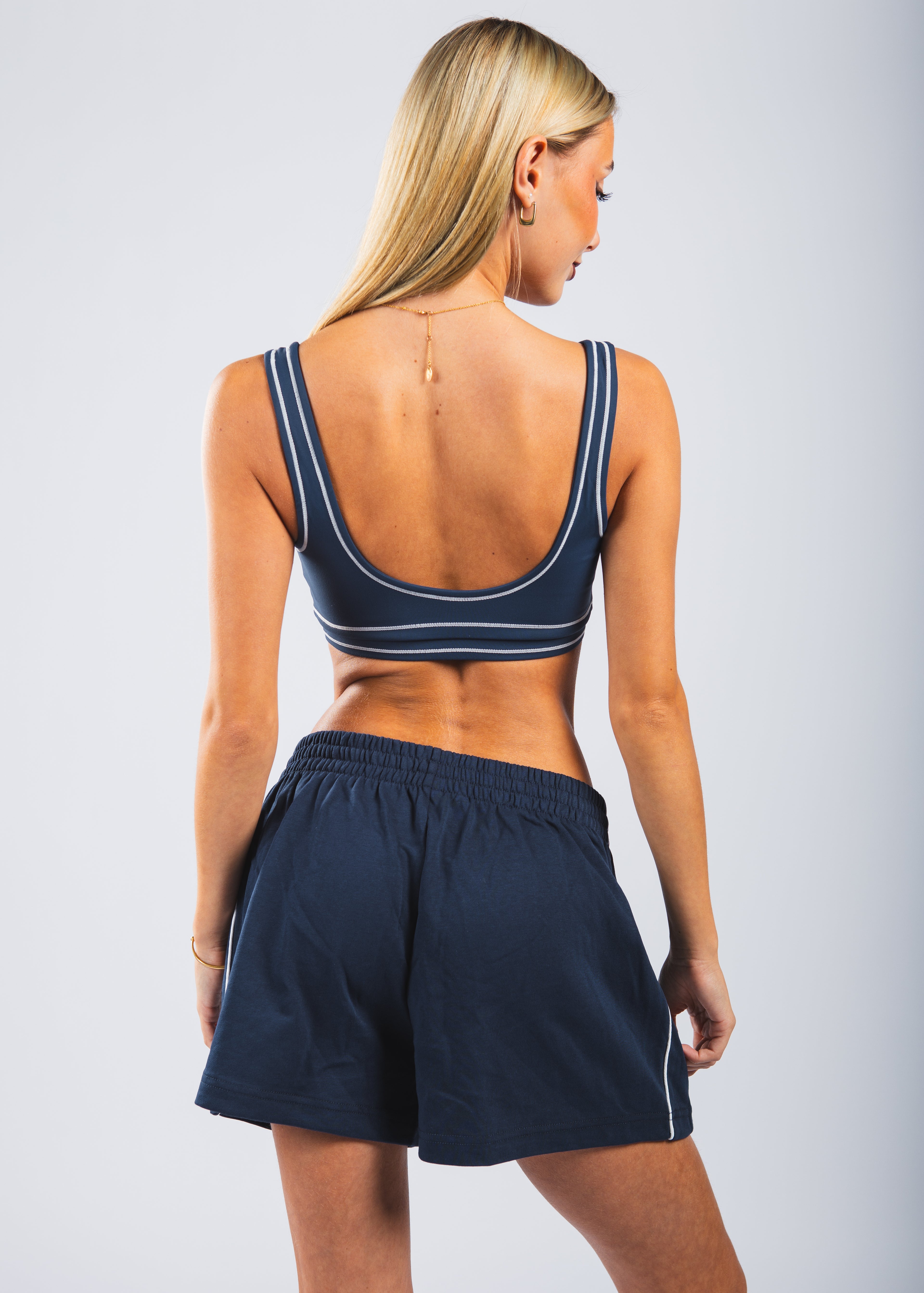 FLEXi Stripe Sports Bra – Limited Edition Blue - FLEXi clo