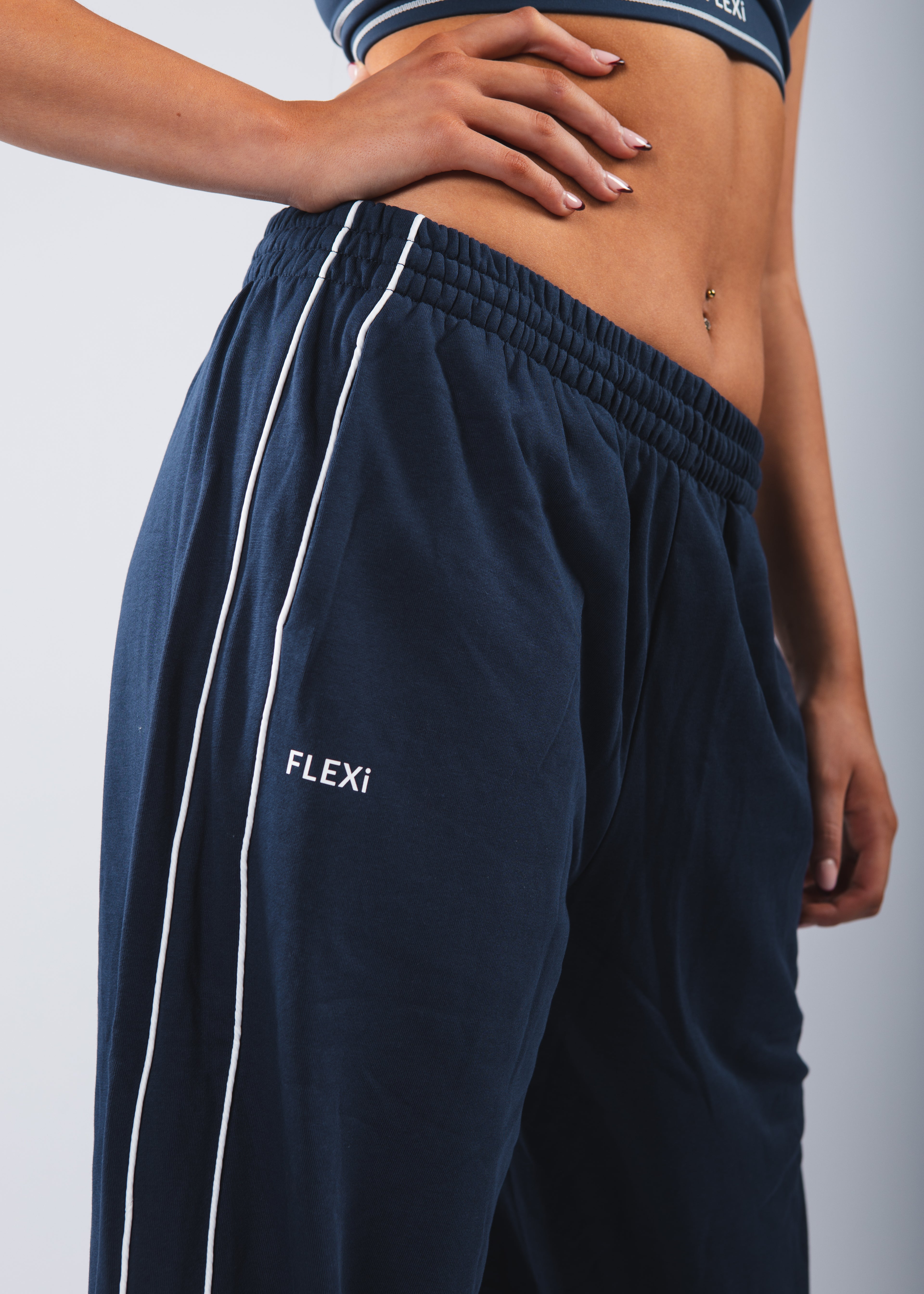 FLEXi Stripe Joggers – Limited Edition Blue - FLEXi clo