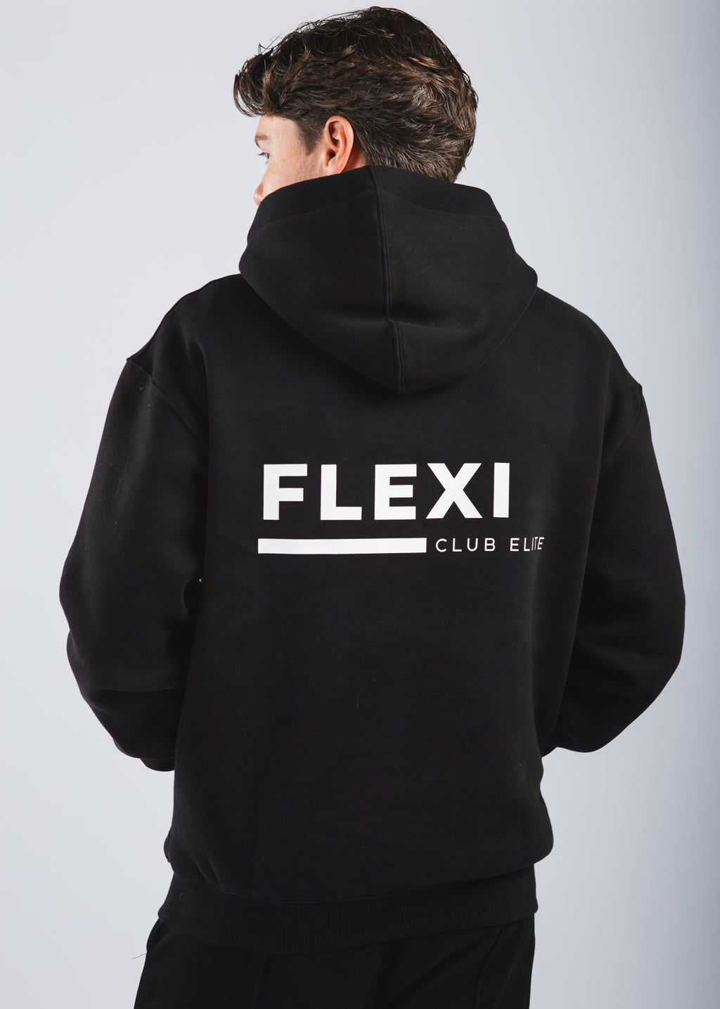FLEXi Club Elite Hoodie – The Signature Edition - Black - FLEXi clo