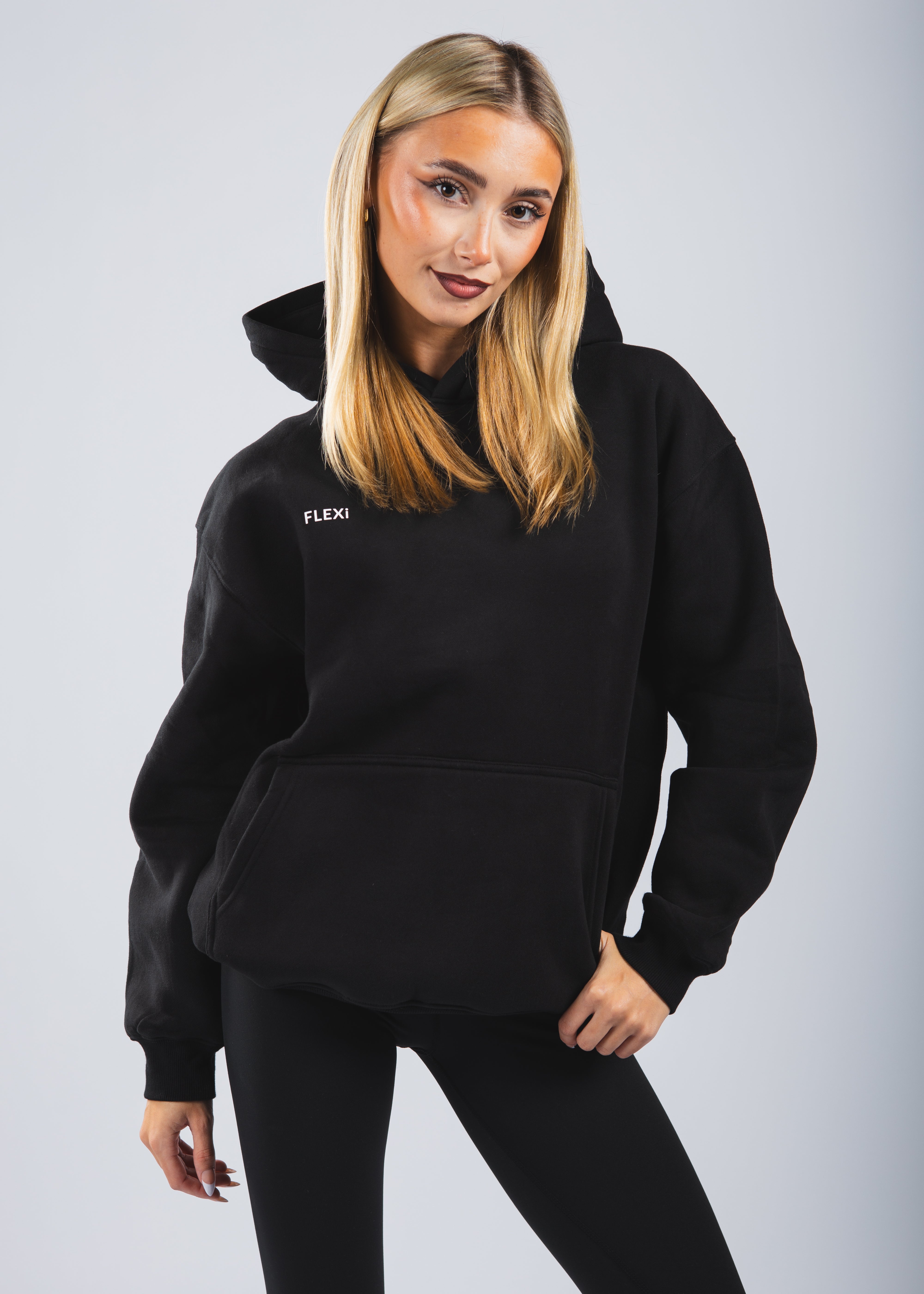 FLEXi Club Elite Hoodie – The Signature Edition - Black – FLEXi clo