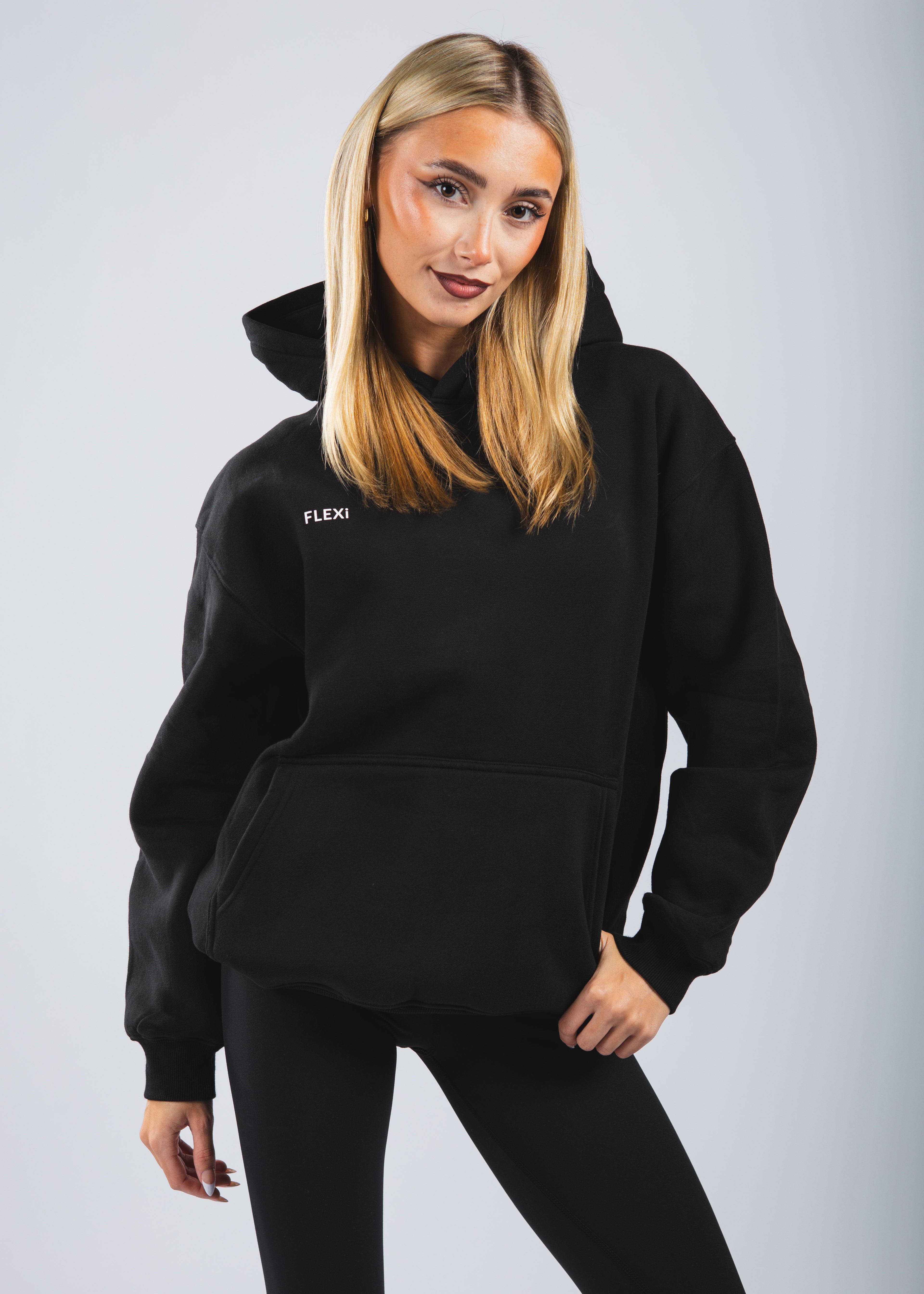 FLEXi Club Elite Hoodie – The Signature Edition - Black - FLEXi clo