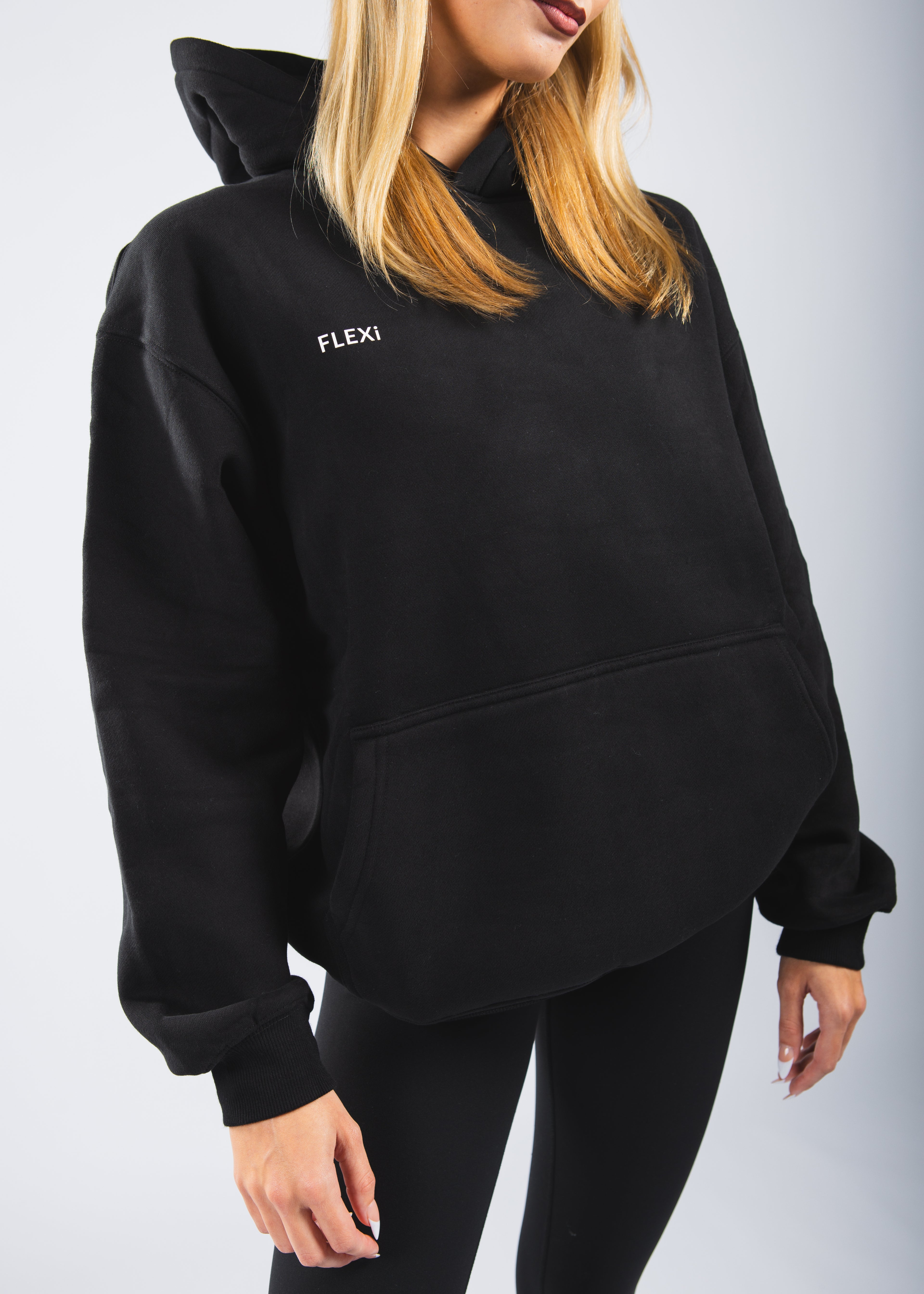 FLEXi Club Elite Hoodie – The Signature Edition - Black - FLEXi clo